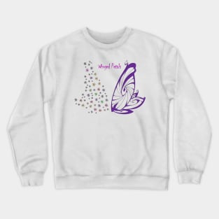 Wings Pital Butterfly Flower nature Lovers Best gift for life style Crewneck Sweatshirt
